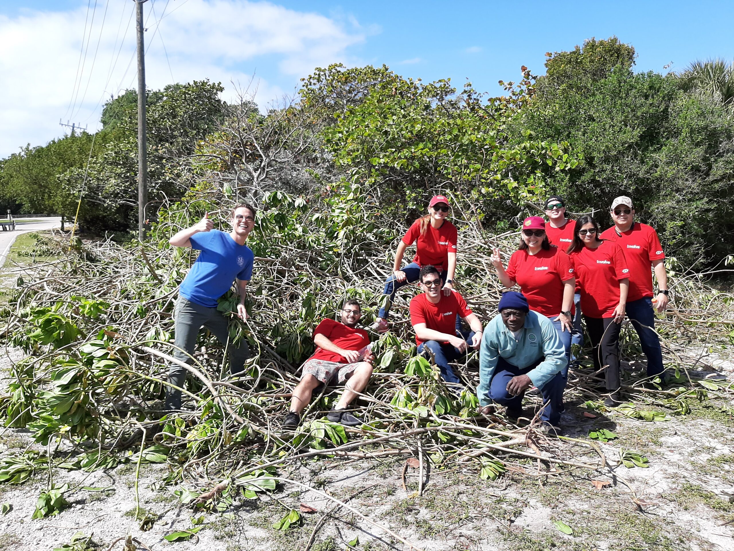 Intensive Invasive Species Removal at Virginia Key with HSBC