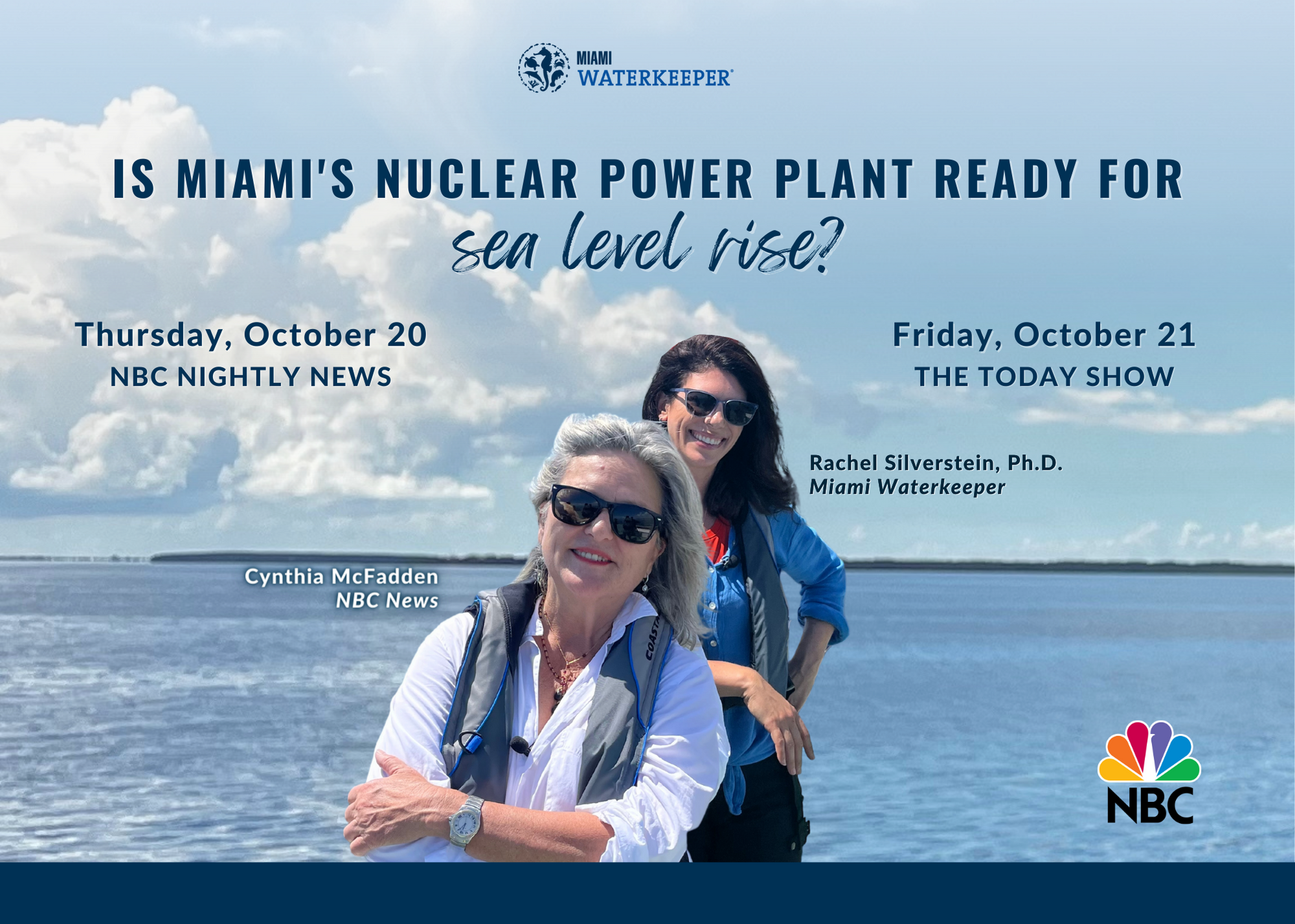 Miami Waterkeeper talks Safety at Turkey Point on NBC Nightly News and The Today Show